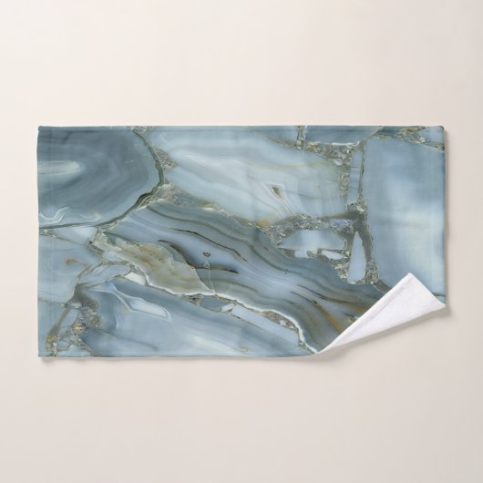 Trendy Cool Marble Pattern Bad Handdoek (Handdoek)