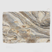 Trendy Cool Marble Pattern Golfhanddoek (Horizontaal)