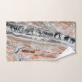 Trendy Cool Marble Stone Pattern Bad Handdoek (Handdoek)