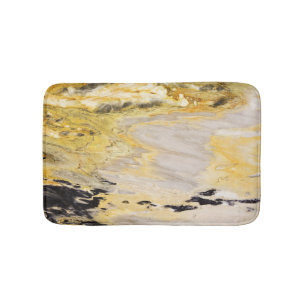 Trendy Cool Marble Stone Pattern Badmat