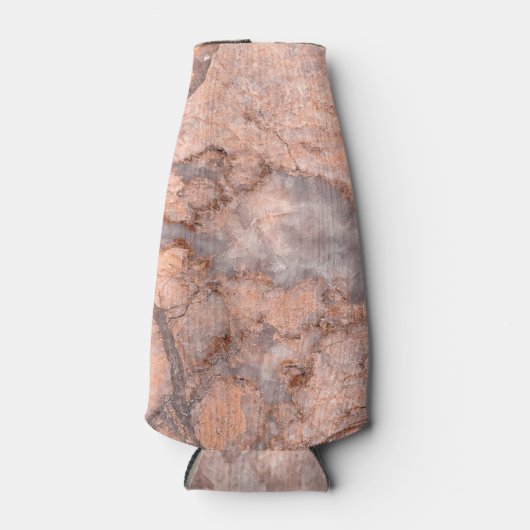 Trendy Cool Marble Stone Texture Flesjeskoeler (Voorkant)