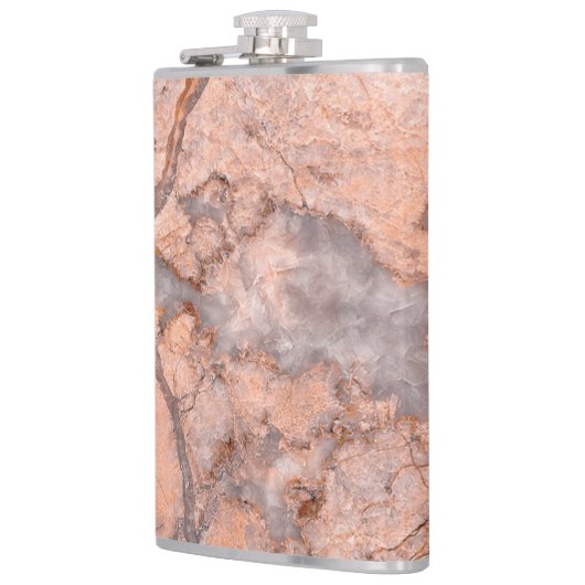 Trendy Cool Marble Stone Texture Heupfles (Links)