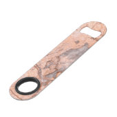 Trendy Cool Marble Stone Texture Speed Flessenopener (Voorkant Gekanteld)