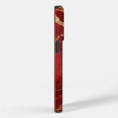 Trendy Cool Red Marble Case-Mate iPhone Case (Achterkant / Rechts)
