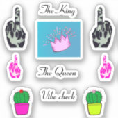 Trendy Cool Stickers voor Rug van IPhone (Voorkant)