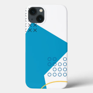 Trendy, cool, urban geometric Memphis illustratie iPhone 13 Hoesje