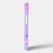 Trendy Cool Violet Glitter Drift Holographic Case-Mate iPhone Case (Achterkant / Rechts)