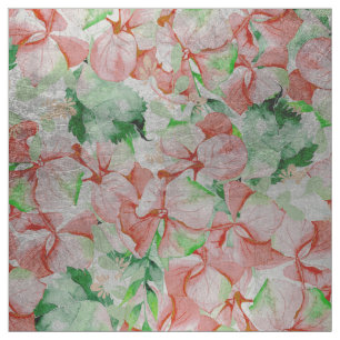Trendy coral neo mint Silver Forest groene floral Stof