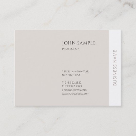 Trendy Creatief Modern Eenvoudig Professioneel Ele Visitekaartje (Voorkant)