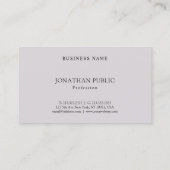 Trendy Creative Minimalistical Moderne Sjabloon To Visitekaartje (Achterkant)