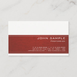 Trendy Creative Professional Modern Design Classy Visitekaartje