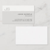 Trendy Creative Simple Elegant Professional Plain Visitekaartje (Voorkant / Achterkant)