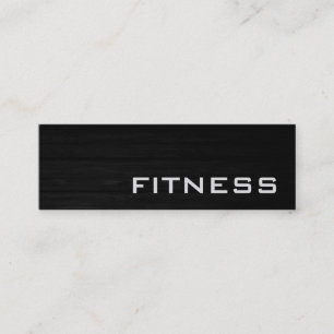 Trendy Creative Wood Fitness Carte de visite sport