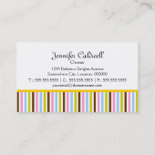 Trendy Cupcake Visitekaartjes (Achterkant)