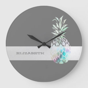 Trendy Cute Ananas,Streep -P Grote Klok