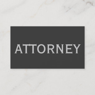 Trendy Cute Chic Plain Attorney Visitekaartje