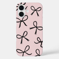 Trendy Cute Kleine Zwarte Strikken Roze