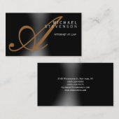 Trendy Cute Plain Chic Attorney Law Visitekaartje (Voorkant / Achterkant)