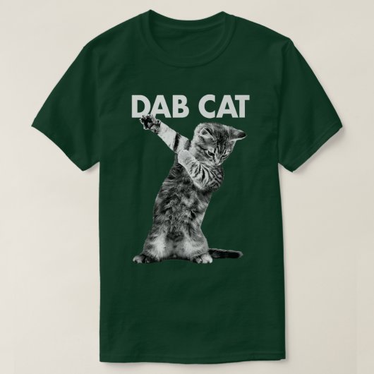 Trendy Dab Cat Kitten Graphic T-shirt (Design voorkant)