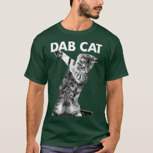 Trendy Dab Cat Kitten Graphic T-shirt