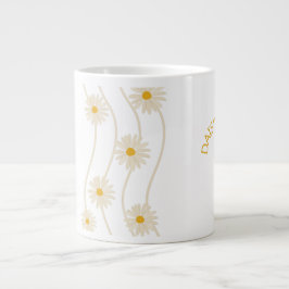 Trendy Daisy Mug  Extra Grote Beker