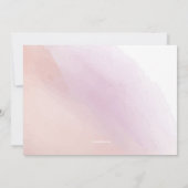 Trendy dank u het Roze van de Kaart van de Foto (Achterkant)