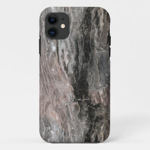 Trendy Dark and Light Grey Marble Pattern iPhone 11 Hoesje