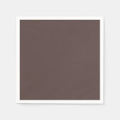 Trendy Dark Mocha Brown - Servetten (Voorkant)