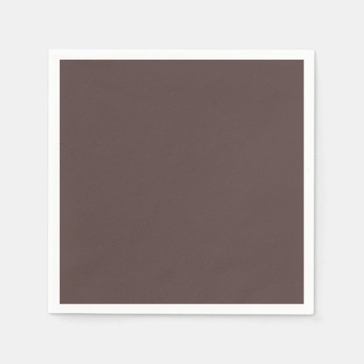 Trendy Dark Mocha Brown - Servetten (Voorkant)
