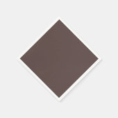 Trendy Dark Mocha Brown - Servetten (Hoek)