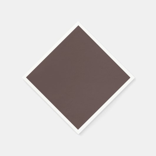 Trendy Dark Mocha Brown - Servetten (Hoek)