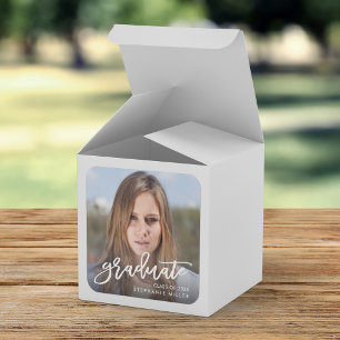 Trendy de Foto van het Borstel Afstuderen Afstuder Vierkante Sticker