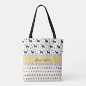 Trendy Deer Triangles Pattern and Diamonds Draagtas (Achterkant)