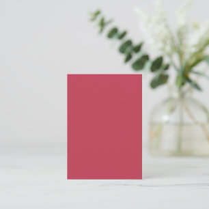 Trendy Diepe Frambozenrood - Notitiekaart Notitiekaartje