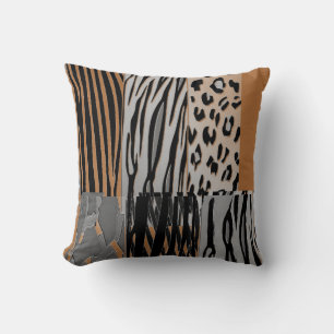 Trendy Dier Gedrukt Zebra Stripe Kussen