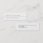 Trendy Different Slim Stylish Modern Mini Visitekaartje (Voorkant / Achterkant)