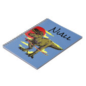 Trendy Dinosaur Notitieboek (Linkerzijde)