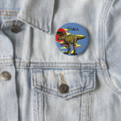 Trendy Dinosaur Ronde Button 5,7 Cm (In situ)
