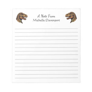 Trendy dinosaurus T-Rex Tyrannosaurus Notitieblok