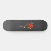 Trendy Distressed Grunge Roos Brede Skateboard (Horizontaal)