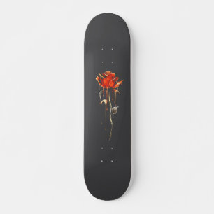 Trendy Distressed Grunge Roos Schaats Deck Skateboard