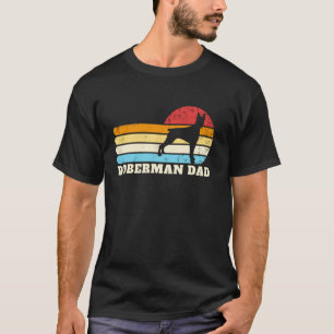 Trendy Dobermann Vader Retro Honden Vader Heren Do T-shirt