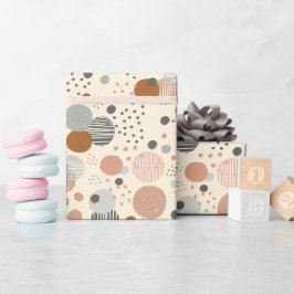 Trendy dots pattern cadeaupapier
