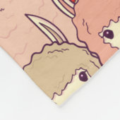 Trendy Dpress Llama Pattern Fleece Deken (Hoek)