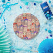 Trendy Dpress Llama Pattern Papieren Bordje (Feest)