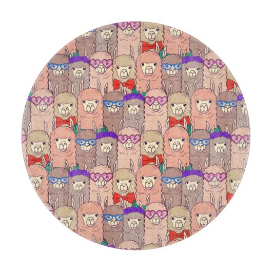 Trendy Dpress Llama Pattern Snijplank (Voorkant)