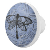Trendy Drawer Cabinet Pulls Dragonfly Keramische Knop (Rechts)