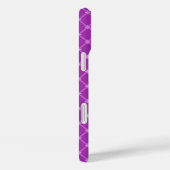 Trendy druif, Paarse kriskras Case-Mate iPhone Case (Achterkant / Rechts)