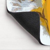 Trendy Eagle Head Moderne Pop Art Sjabloon Mouse P Muismat (Hoek)