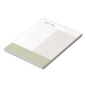 Trendy Eenvoudig Colorblock Notitieblok (Gedraaid)